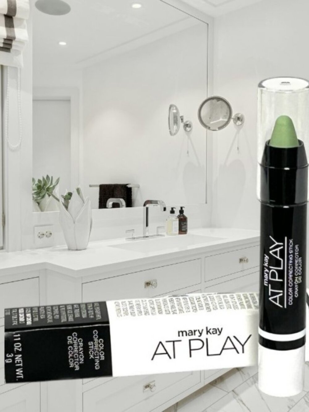 Mary Kay At Play Wipe Out Redness Green Color Correcting Stick ✨NWT✨